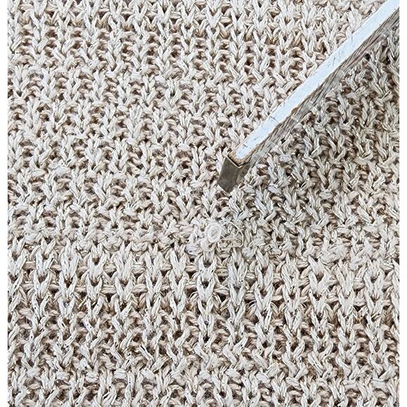 Lauren Ralph Lauren Sweater Womens Medium Gold Metallic Knit Boatneck Preppy - Picture 9 of 11